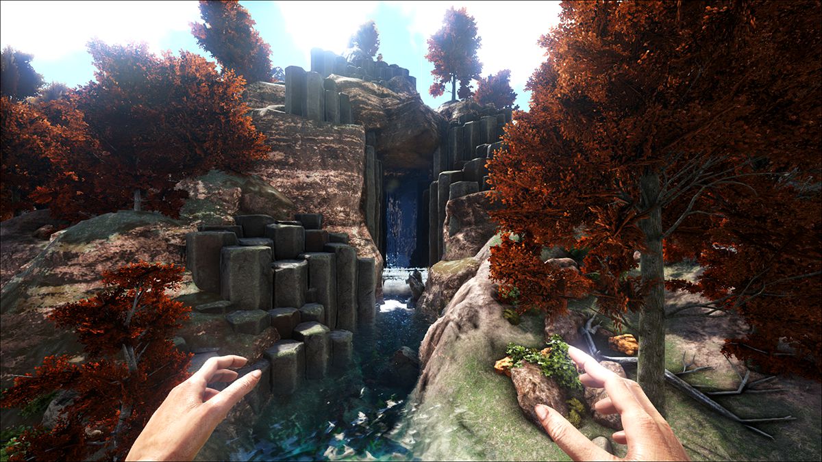 Ark クリスタルを基調とした幻想的なバイオームが混在するマップ Iso Crystal Isles について Mod版 人形は四畳半で夢をみる