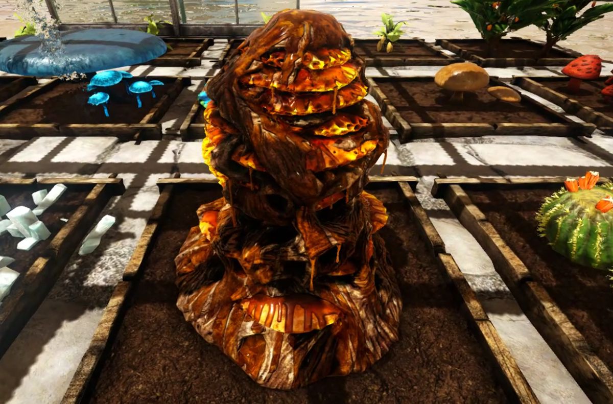 Ark 菜園で簡単に素材を栽培できるmod Hg Seed Crafter 人形は四畳半で夢をみる