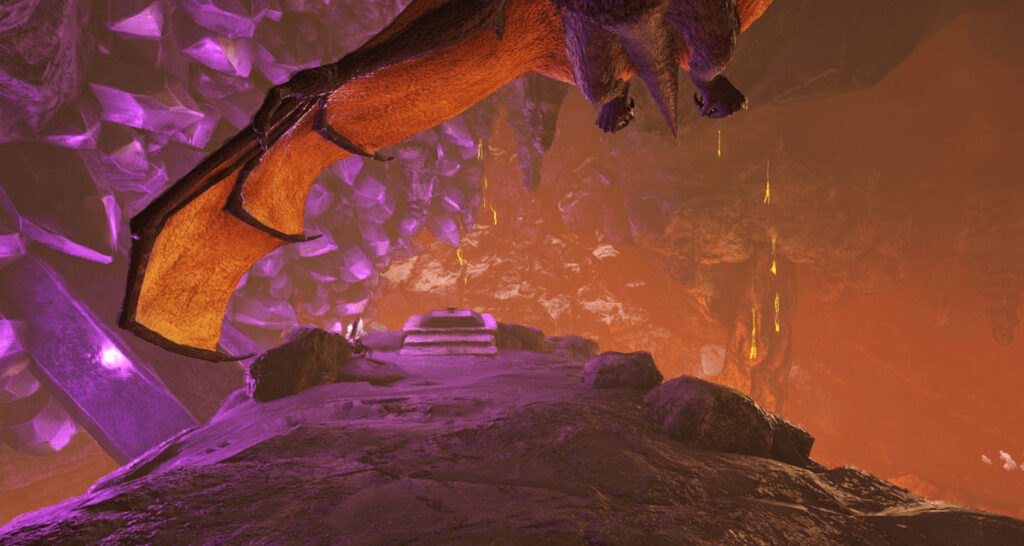 Svartalfheimのマグマサウルス洞窟